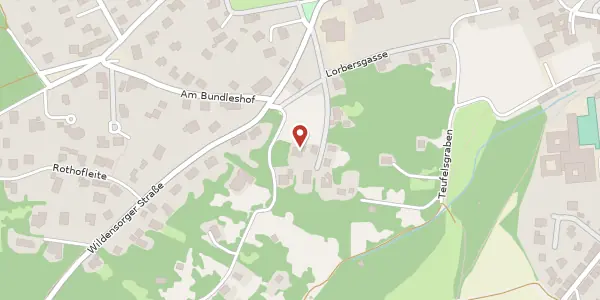 Karte der Umgebung von Gackensteinweg 3 a, 96049 Bamberg