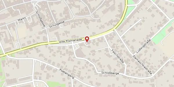 Karte der Umgebung von Alte Promenade 42 a, 06526 Sangerhausen