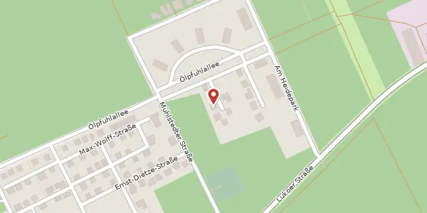 Karte der Umgebung von Heideparkallee 15, 06862 Dessau-Roßlau