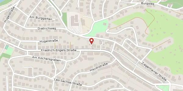 Karte der Umgebung von Friedrich-Engels-Straße 45b, 07749 Jena