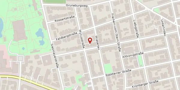 Karte der Umgebung von Friedrichstr. 52, 60323 Frankfurt