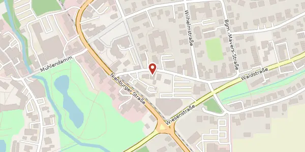 Karte der Umgebung von Waldstraße 8, 28857 Syke