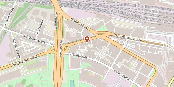 Karte der Umgebung von St. Johanner Straße 41-43, 66111 Saarbrücken
