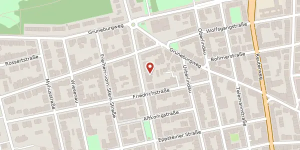 Karte der Umgebung von Liebigstr. 48, 60323 Frankfurt