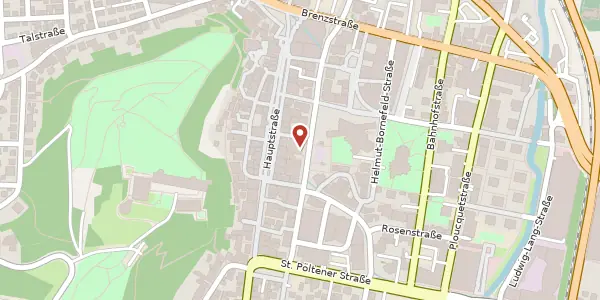 Karte der Umgebung von Grabenstraße 24, 89522 Heidenheim
