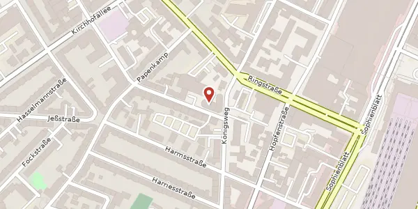 Karte der Umgebung von Von-der-Tann-Straße 2, 24114 Kiel