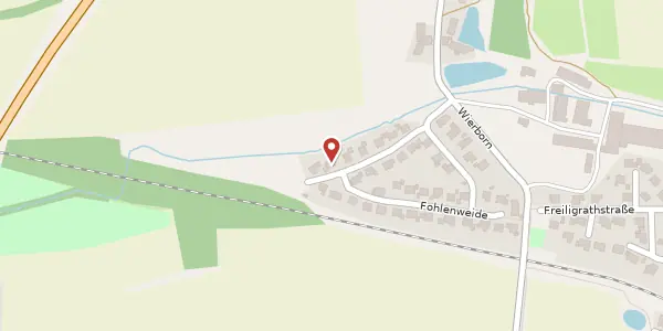 Karte der Umgebung von Fohlenweide 12, 32683 Barntrup