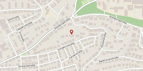 Karte der Umgebung von Hölderlinstraße 37, 71032 Böblingen