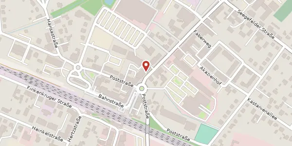 Karte der Umgebung von Bahnhofstraße 79-81, 14612 Falkensee