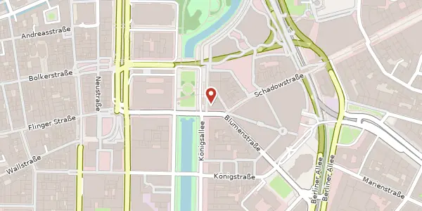 Karte der Umgebung von Königsallee 14, 40212 Düsseldorf