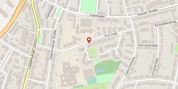 Karte der Umgebung von Gut Insel 29, 48151 Münster