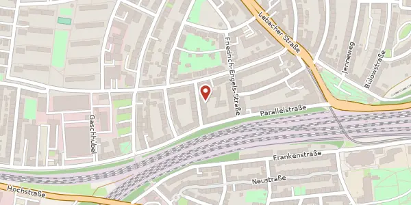 Karte der Umgebung von Siebenpfeifferstraße 8, 66113 Saarbrücken