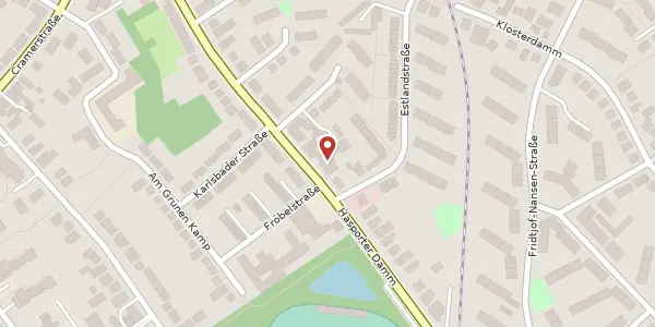 Karte der Umgebung von Hasporter Damm 59, 27749 Delmenhorst
