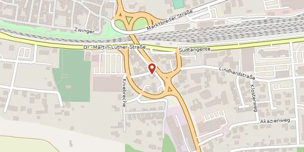 Karte der Umgebung von Uffenheimer Str. 11, 97199 Ochsenfurt