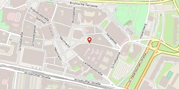 Karte der Umgebung von Rampische Straße 4, 01067 Dresden