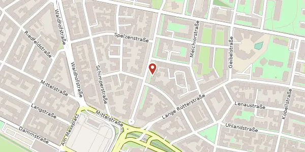 Karte der Umgebung von Max-Joseph-Straße 16, 68167 Mannheim