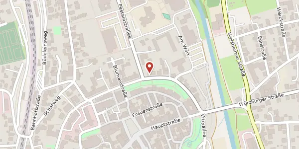 Karte der Umgebung von Schmiederstraße 8, 97941 Tauberbischofsheim