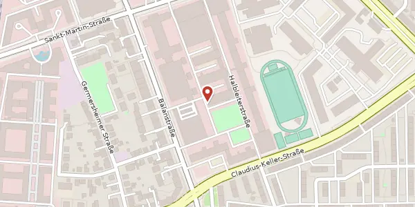 Karte der Umgebung von Balanstr. 73/31A, 81541 München