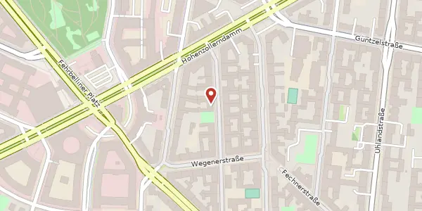 Karte der Umgebung von Gieselerstraße 22, 10713 Berlin