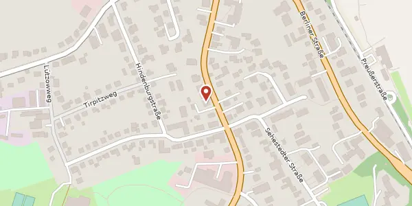Karte der Umgebung von Rendsburger Straße 42 a, 24340 Eckernförde