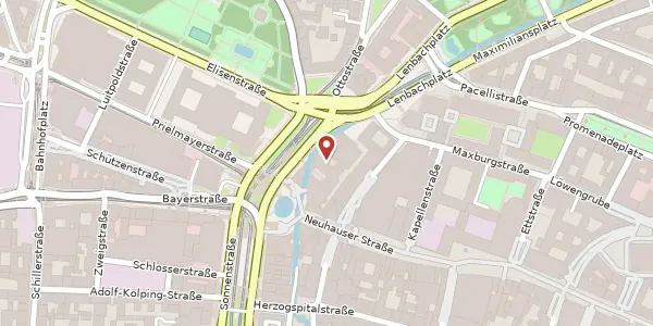 Karte der Umgebung von Karlsplatz 4, 80335 München