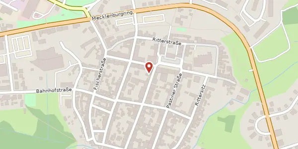 Karte der Umgebung von Kütiner Straße 2, 19406 Sternberg