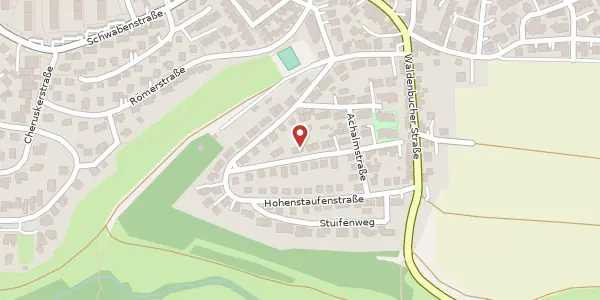 Karte der Umgebung von Teckstraße 26, 71101 Schönaich