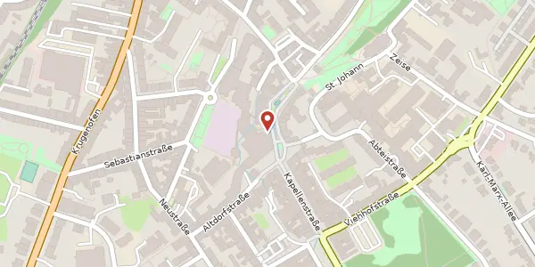 Karte der Umgebung von Burtscheider Markt 24, 52066 Aachen