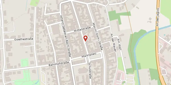 Karte der Umgebung von Hamburger Straße 6, 16866 Kyritz