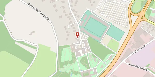 Karte der Umgebung von Mittlerer Dallenbergweg 62, 97082 Würzburg