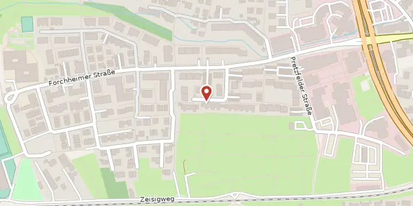 Karte der Umgebung von Pinzberger Weg 45, 90425 Nürnberg