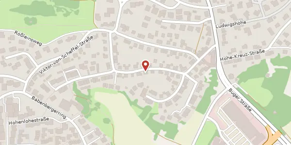 Karte der Umgebung von Am Hahnenweg 17, 96049 Bamberg