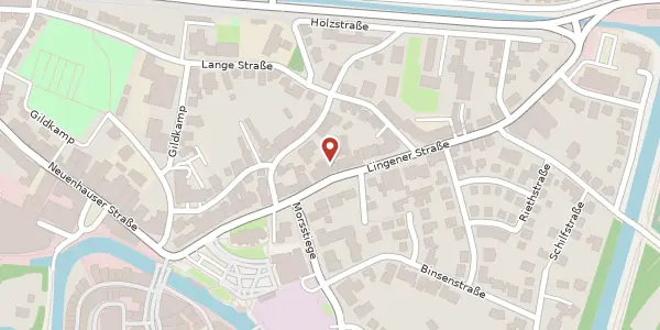 Karte der Umgebung von Lingener Str. 27, 48531 Nordhorn