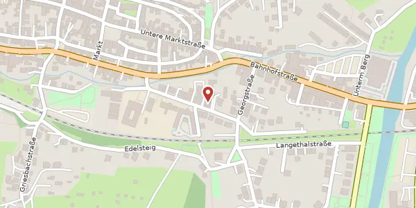 Karte der Umgebung von Bähringstraße 9, 07422 Bad Blankenburg