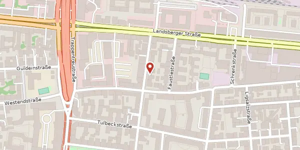 Karte der Umgebung von Bergmannstr. 11, 80339 München