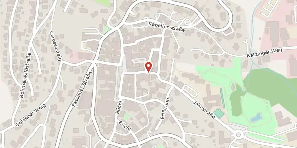 Karte der Umgebung von Jahnstr. 2, 94065 Waldkirchen