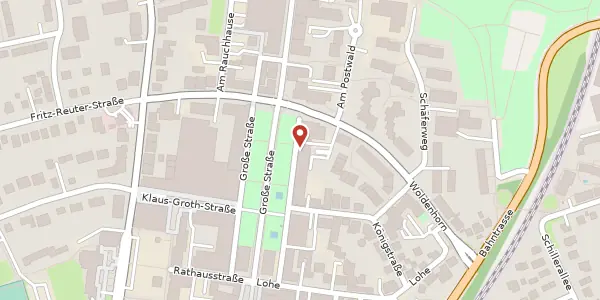 Karte der Umgebung von Große Straße 15, 22926 Ahrensburg
