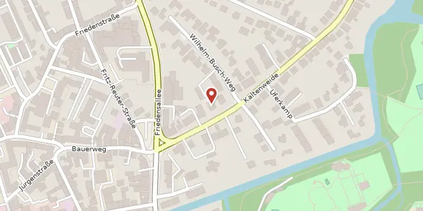 Karte der Umgebung von Kaltenweide 13, 25335 Elmshorn