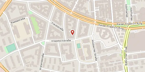 Karte der Umgebung von Schenkendorfstr. 7, 65187 Wiesbaden