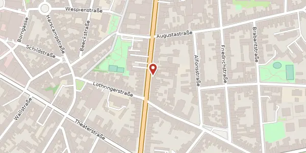 Karte der Umgebung von Wilhelmstraße 61, 52070 Aachen