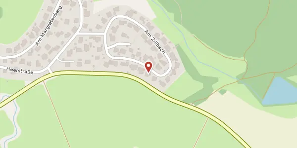 Karte der Umgebung von Am Zillbach 35, 36100 Petersberg