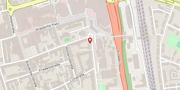 Karte der Umgebung von Friedrich-Ebert-Str. 96, 51373 Leverkusen