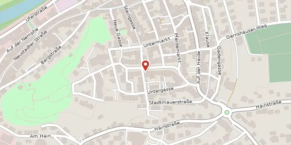 Karte der Umgebung von Obermarkt 20, 35066 Frankenberg