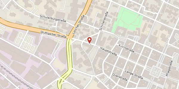Karte der Umgebung von Hauptstraße 46, 73033 Göppingen