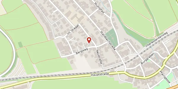Karte der Umgebung von Bergweg 6, 65347 Eltville
