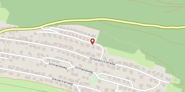 Karte der Umgebung von Vogelsangstraße 5, 75331 Engelsbrand