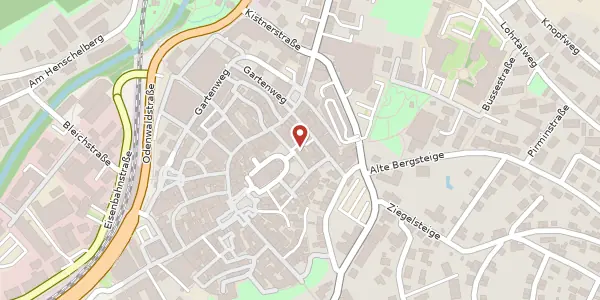 Karte der Umgebung von Schwanengasse 13, 74821 Mosbach