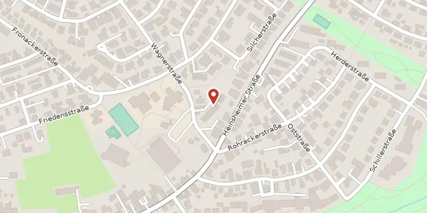 Karte der Umgebung von Wagnerstraße 20, 74906 Bad Rappenau
