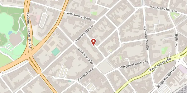 Karte der Umgebung von Humboldtstr. 63, 41061 Mönchengladbach