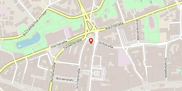 Karte der Umgebung von Große Eschenheimer Str. 43, 60313 Frankfurt